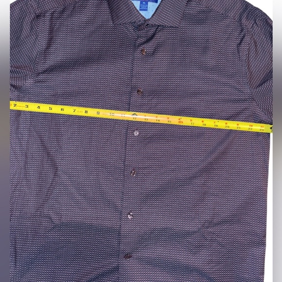 Egara Button Down Shirt Long Sleeve Cotton Slim Fit Non Iron Size XL - Picture 3 of 7